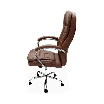 Adjustable Height Office Chair Brown 70X65X35Cm Sul0105
