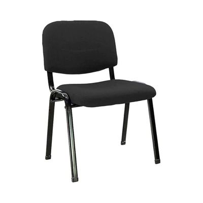 Fabric Padding Visitor Chair Black 44X42X60Cm