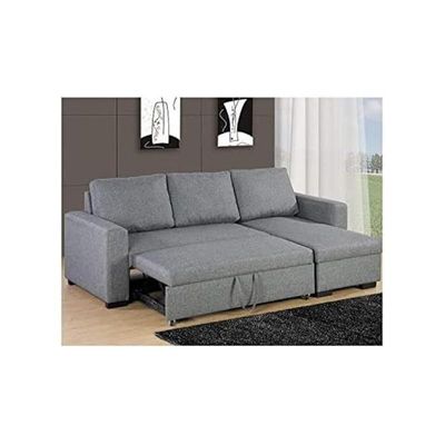Modern L Shape Corner Sofa Grey, Sofa Cumbed
