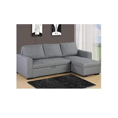 Modern L Shape Corner Sofa Grey, Sofa Cumbed