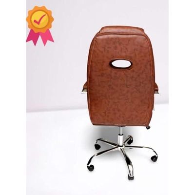 Big And Tall Executive Office Chair High Back All Day Comfort Ergonomic Lumbar Support Bonded, Computer Chair Leather Brown