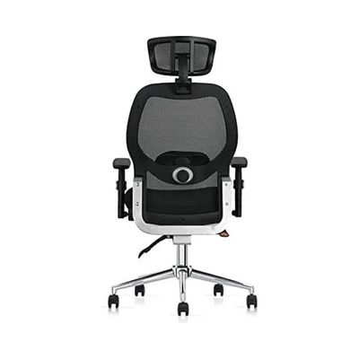 Ergonomic Computer Desk Chair For Office And Gaming With Headrest Black/Silver 68X58X32Cm