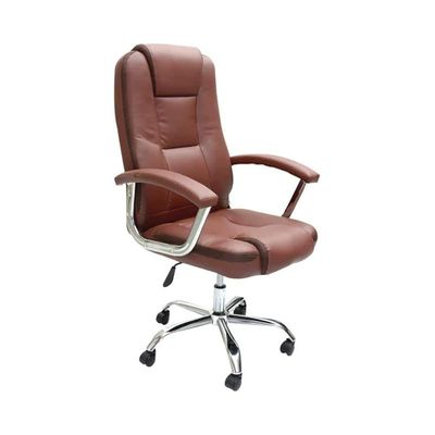 Adjustable Height Office Chair Brown 70X65X35Cm Sul0087