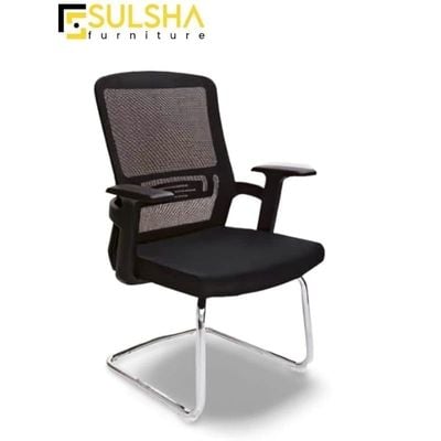 Modern Design Mesh Visitor Chair With Steel Metal Frame Waiting Room Chair For Home Office And Hospital Chair 1221