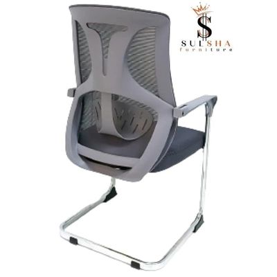 Modern Design Mesh Visitor Chair With Steel Metal Frame Waiting Room Chair For Home Office And Hospital-1 Sul0367