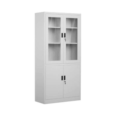 Steel Four Door Cabinet Grey 183X40X45Cm