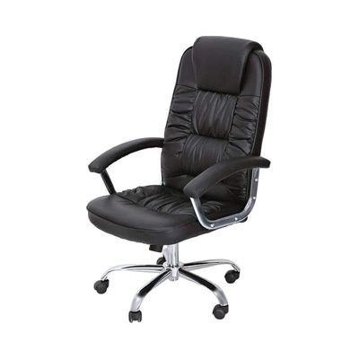Office Chair With Wheels Black 62X135X50Cm Sul0081