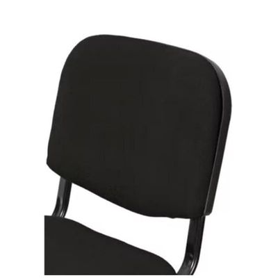 3 Piece Reception Visitor Chair Office, Conference Desk For Guest Waiting Chair, Room Lobby Banquet Events Chair,Study Chair Black