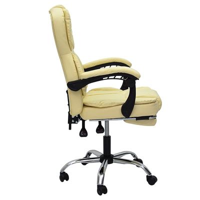 Ergonomic office chair -Off/white Ergonomic Computer Desk Chair for Office and Gaming with headrest, back comfort and lumbar support off/white