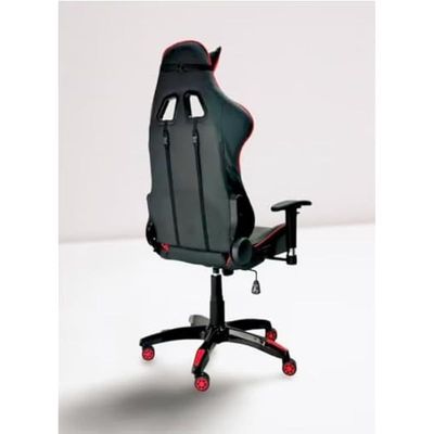 Rune, Soft 2D Armrest gamers chair with high backrest, full reclining and adjustable seat height, ergonomic design that can be used as office chair as well, In Red And Black 8201