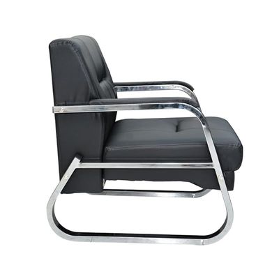 Modren Office Leather 5 Seater Unique Sofa Set (3+1+1) Premium Design Steel Base