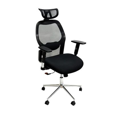 Office Desk Chair, Ergonomic Computer Office Chair with Adjustable Headrest and Lumbar Support,High Back Executive Swivel Chair (Black)