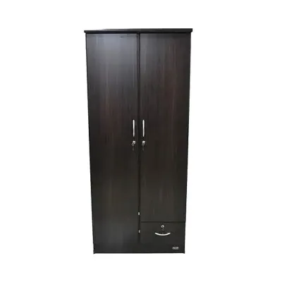 2-Door Cupboard Black 180x80x40centimeter