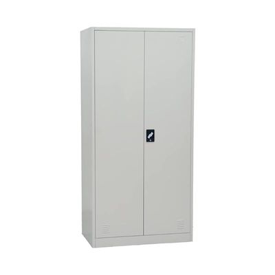 Two Door Steel Cabinet With Locker Grey Color