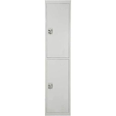 Sulsha Steel Locker Cabinet 2-Door File Storage Box Locker With Keys For Home, Office, School, Halls, Workplaces, Hospitals, Gyms, Factories, Bank, Money Locker Cabinet