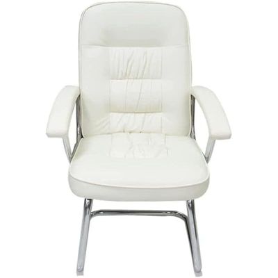 Sulsha Modern Design Leather Visitor Chair With Steel Metal Frame Waiting Room Chair