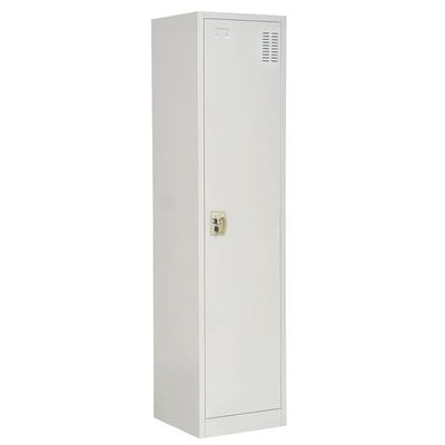 Sulsha Single Door Steel Cabinet - Grey- 183 X 45 X 40 cm