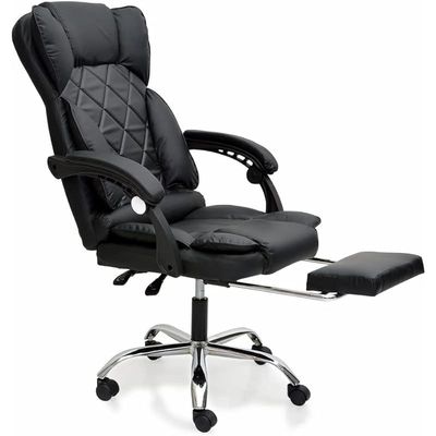 Ergonomic Computer Desk Chair for Office and Gaming Chair with headrest, back comfort and lumbar support “Black