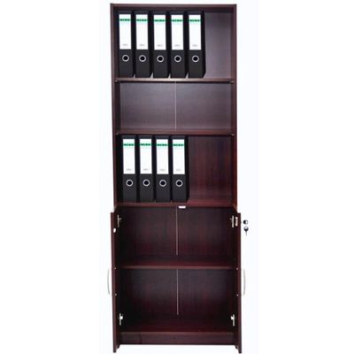 Modern Wooden File CABINET and Bookshelf mahogany with out glass