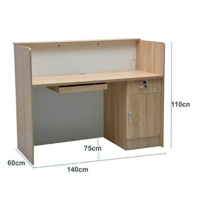 Modern Work Station, Reception table with New look Office Reception 140cm