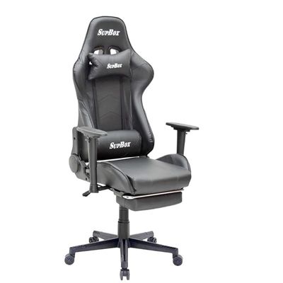 Heavy Duty Steel HighBack Racing Style With Pu Leather Bucket Seat Headrestl Lumbar Support Steel 5 Star Base Compatible With ESports Chair