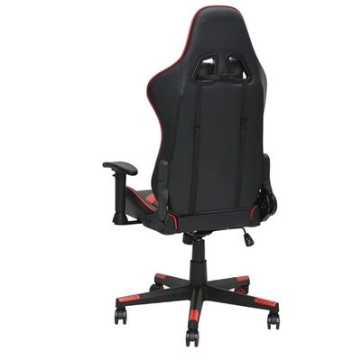 Gaming Chair Ergonomic Office Chair High Back Computer Chair PU Leather Desk Chair Armrest Height Adjustable Video Game Chairs Swivel Gamer Chair with Headrest Lumbar Pillow E-Sports (RED)