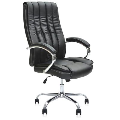 Office Computer Desk Chair High Back Adjustable Ergonomic Executive Comfortable (Black)