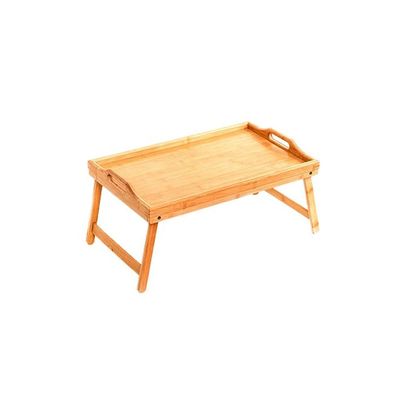 Folding Wooden Table Tray Brown 23.5x50x30cm