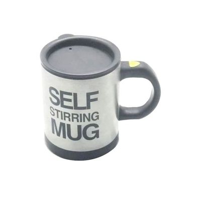Self Stirring Mug Silver/Grey