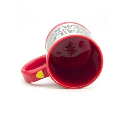 Self Stirring Mug Red/Silver 400ml