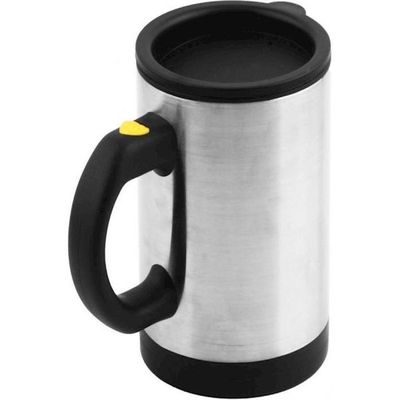 Self Stirring Mug Silver/Black 400ml