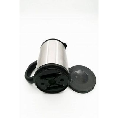 Electric Self Stirring Mug Silver/Black