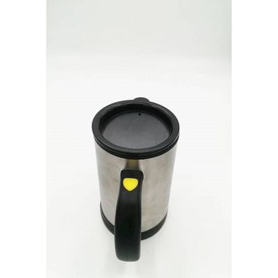 Electric Self Stirring Mug Silver/Black