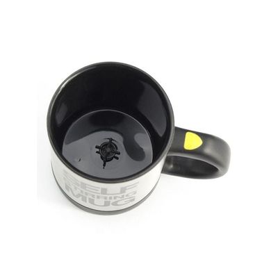 Self Stirring Mug Black/Silver