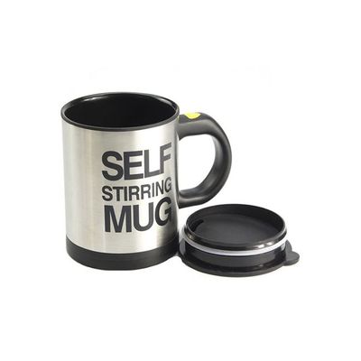 Self Stirring Mug Black/Silver