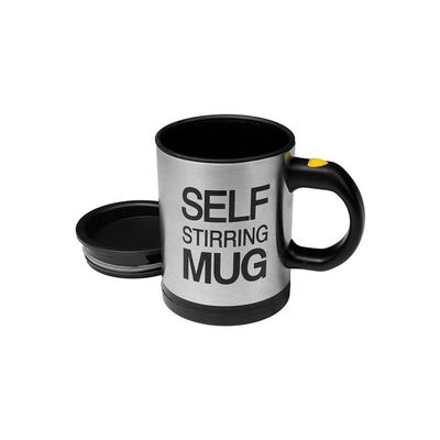 Self Stirring Mug Black 350ml