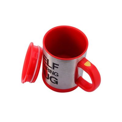 Self Stirring Mug Red/Silver 4.52x5.62x3.46inch