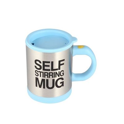 Self Stirring Auto Mixing Tea Coffee Mug Blue 400ml