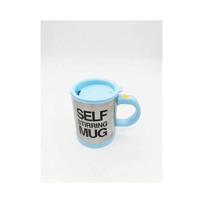 Automatic Electric Self Stirring Mug Coffee Mixing Drinking Cup- Sky Blue 350ml