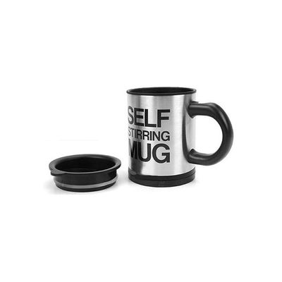 Self Stirring Electric Coffee Mug Black/Silver 350centimeter