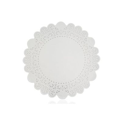Falcon Round Doyley Papers White 10.5inch