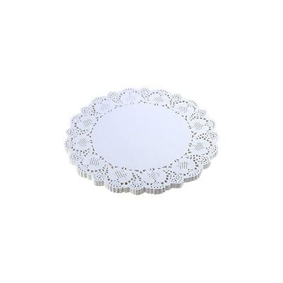 Falcon Round Doyley Papers White 10.5inch