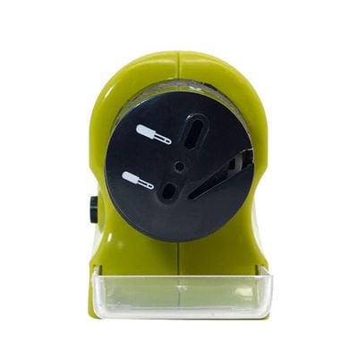 Cordless Motorized Plastic Knife Sharpener Green