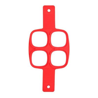 Square Pancake Maker Nonstick Cooking Tool Red 13.8 x 6.3inch