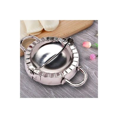 Stainless Steel Dumpling Maker Mold Silver 75x75millimeter