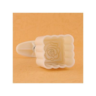 4-Stamps Moon Cake Decoration Mould Brown