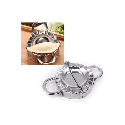 Stainless Steel Dumpling Maker Dough Cutter Silver