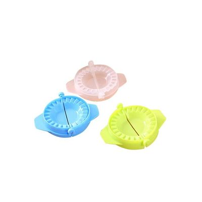 3-Piece Dumplings Mould Green/Blue/Transparent 11centimeter