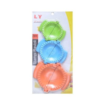 3-Piece Ravioli Dumpling Stamp Set Multicolour