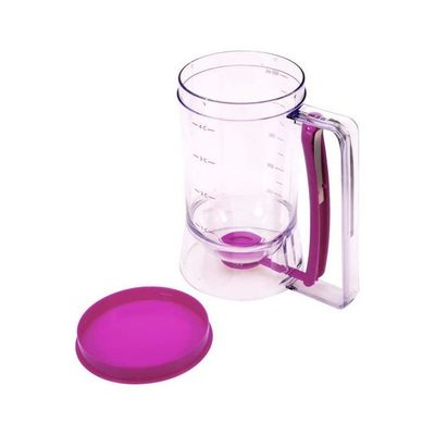 Cake Batter Measuring Dispenser Pink 16x11x18.5centimeter